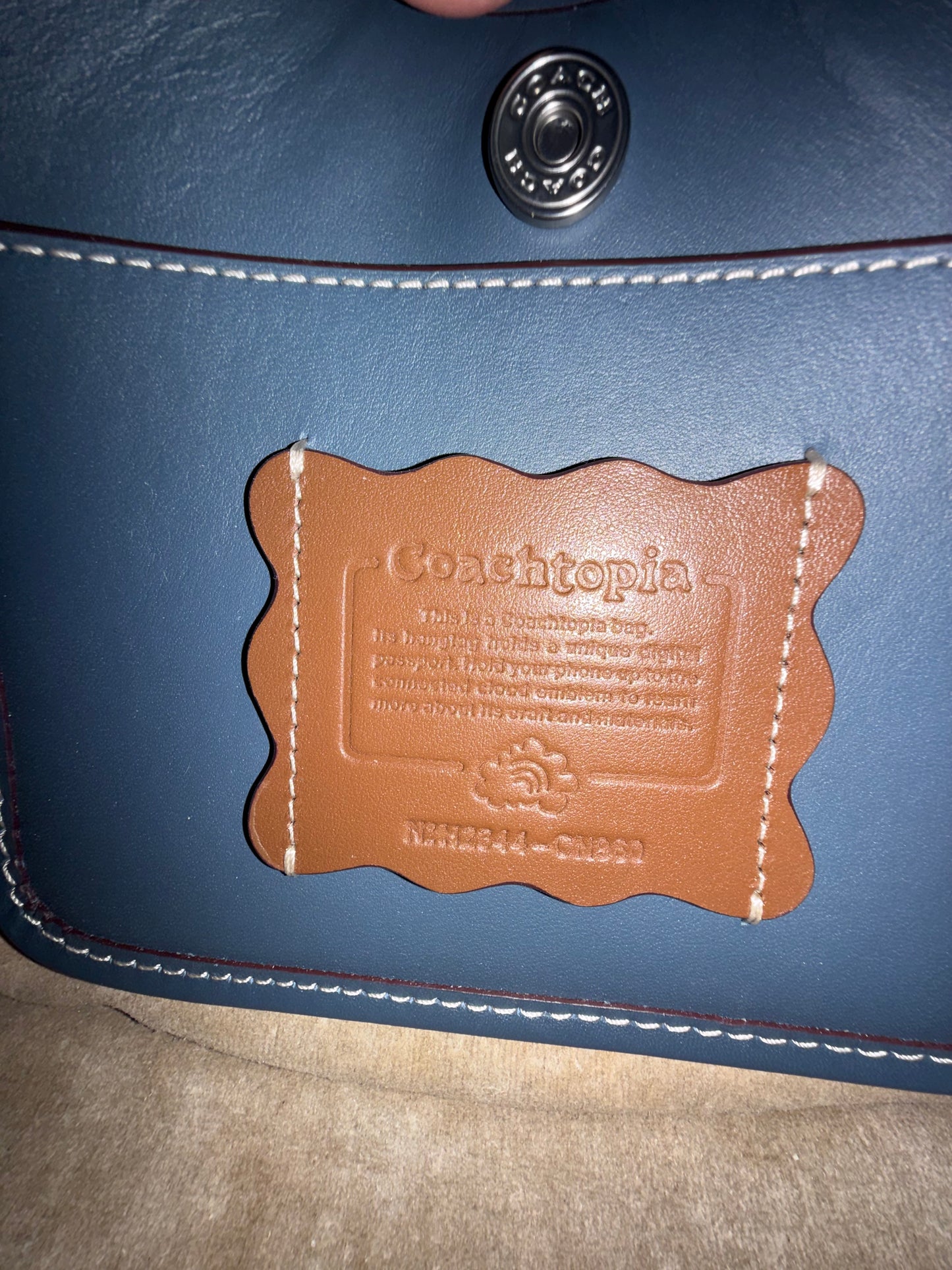COACHTOPIA Ergo Bag in Upcrafted Leather with Fringe