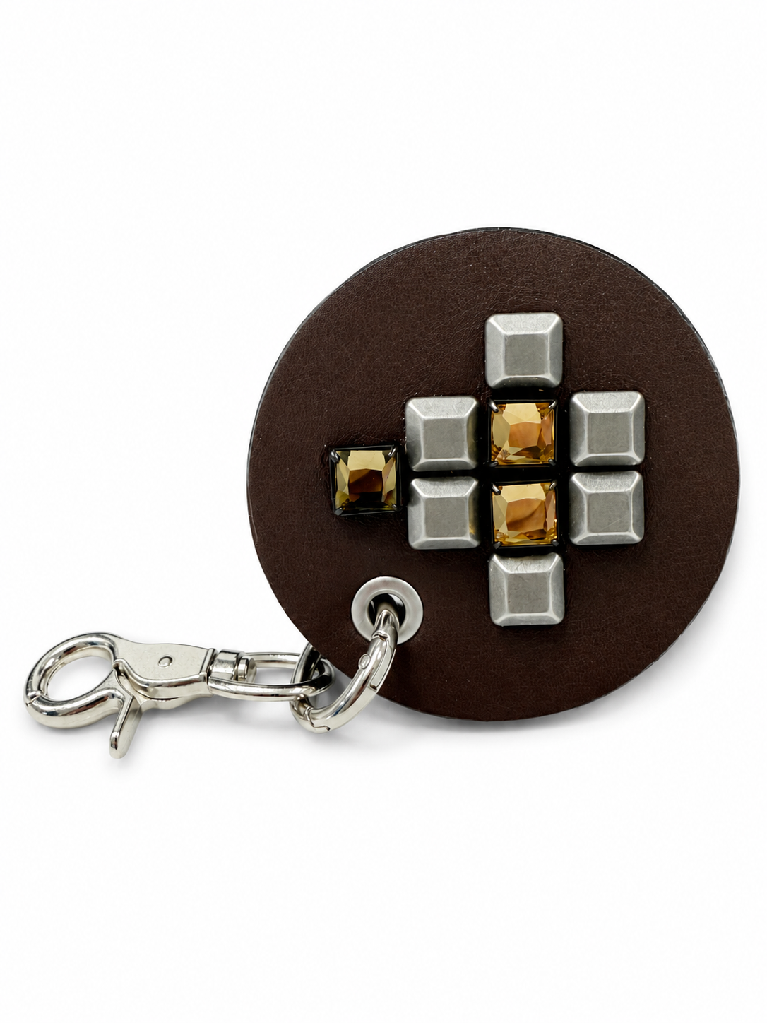 Repurposed piece of a Coach Bag - Bag Charm