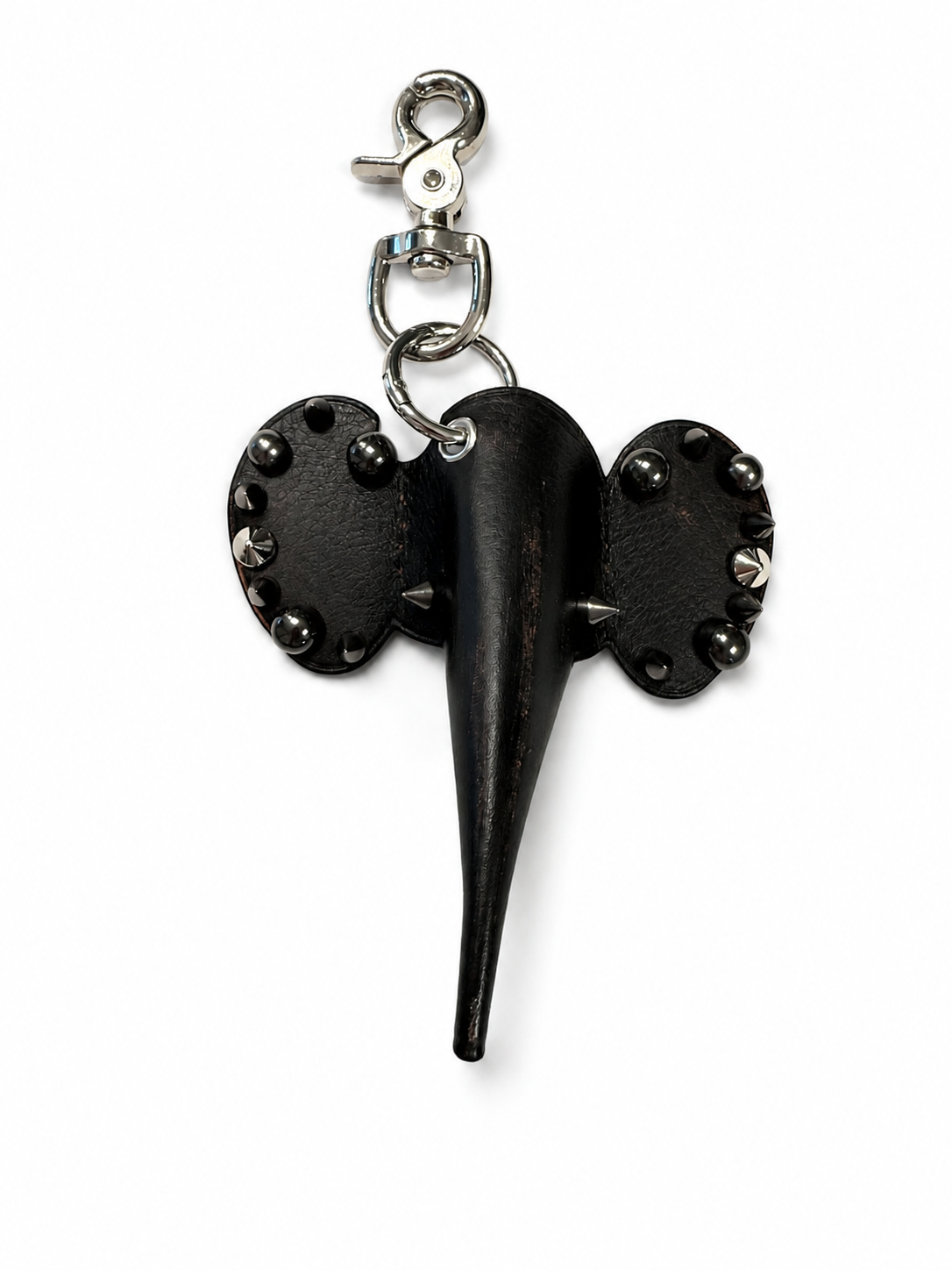 Repurposed Loewe Leather Elephant Bag Charm