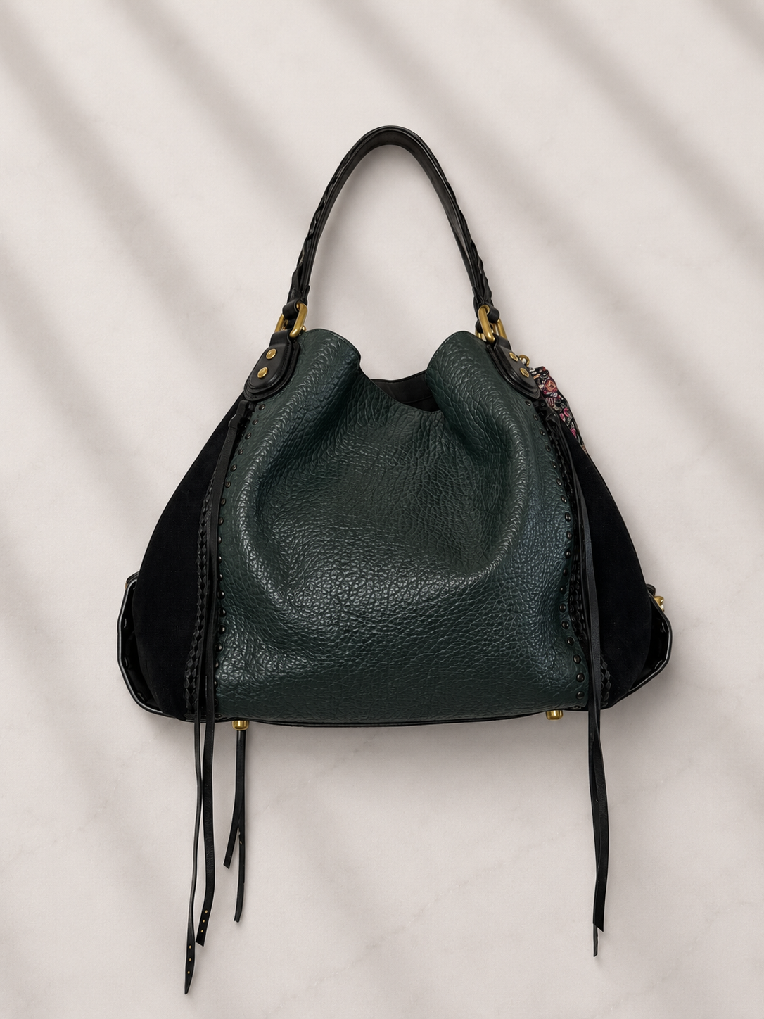 Coach Amazon Green Edie 42 with Rivets- Pre-Loved