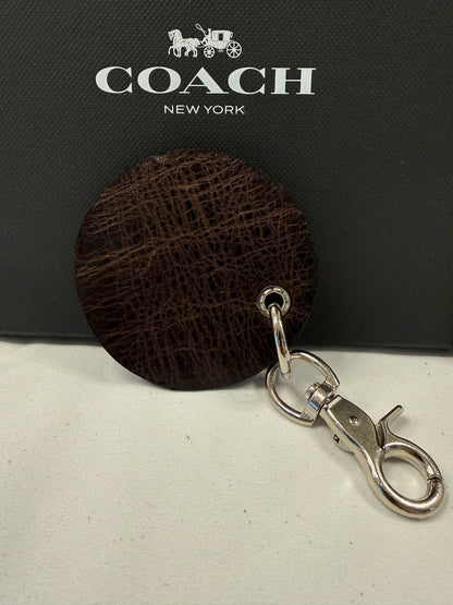 Repurposed piece of a Coach Bag - Bag Charm