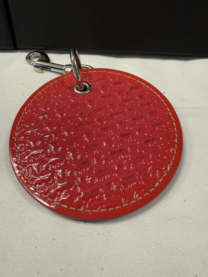 Repurposed 1990s Coach Coaster Bag Charm