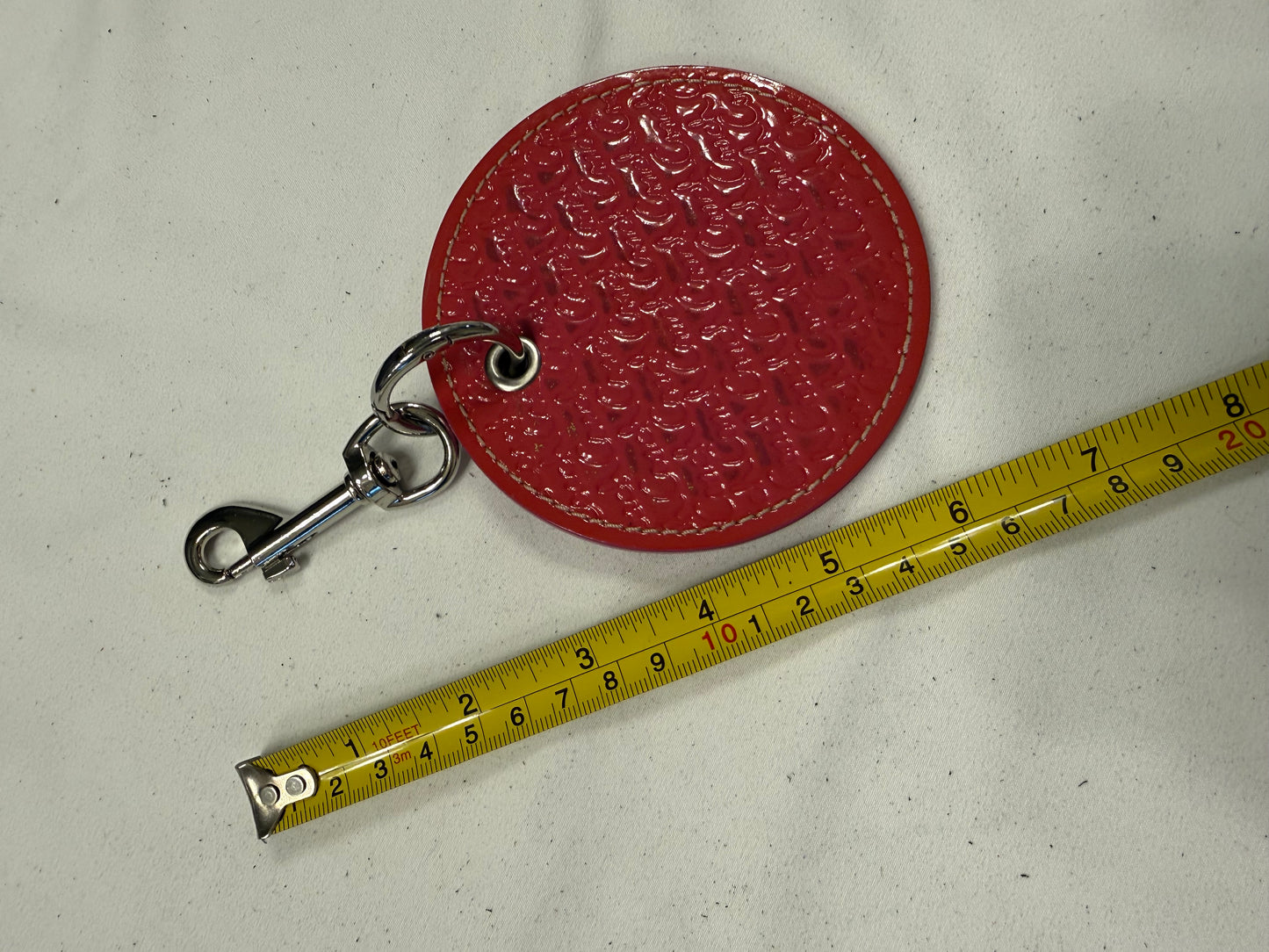 Repurposed 1990s Coach Coaster Bag Charm