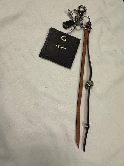 Repurposed Coach Tic Tac Toe Board Creed, Zipper Pull, and Unbranded Charms/Tassel Bag Charm Cluster