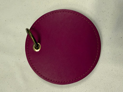 Repurposed Coach 1990s Coaster with Star Lock and Key (works) Bag Charm