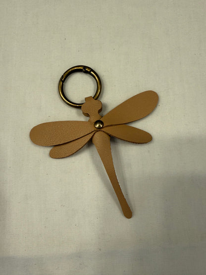 Leather Dragonfly Bag Charm