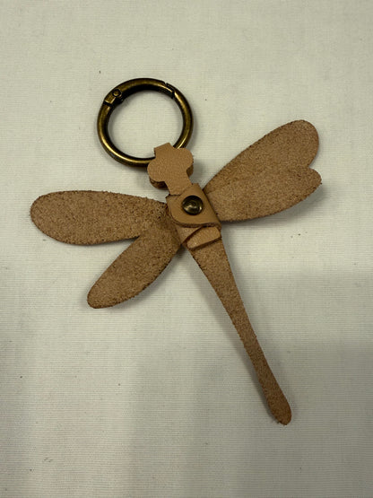 Leather Dragonfly Bag Charm