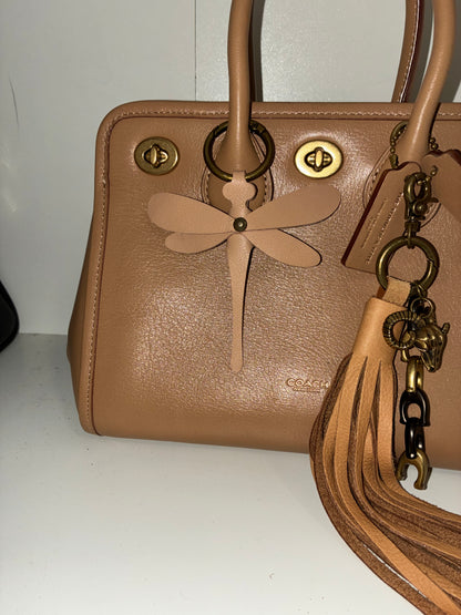 Leather Dragonfly Bag Charm