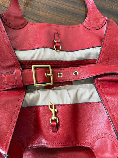 Pre-Loved Coach Legacy American Icon Tote in Red Leather | Style 19997