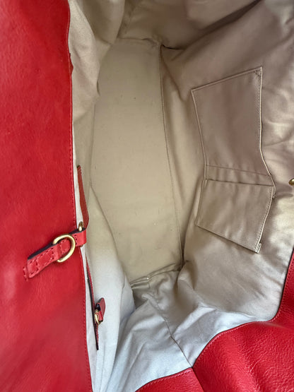 Pre-Loved Coach Legacy American Icon Tote in Red Leather | Style 19997