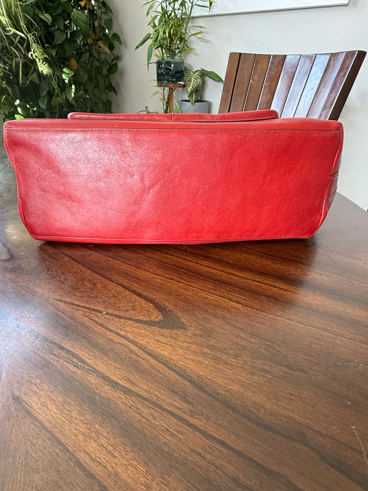 Pre-Loved Coach Legacy American Icon Tote in Red Leather | Style 19997