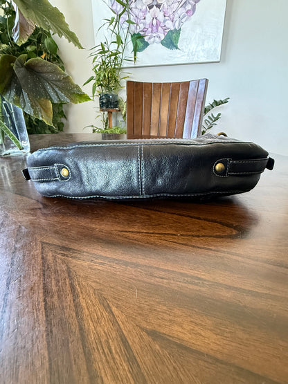 Pre-Loved Coach Garcia Bag Black Leather Replacement Hangtag