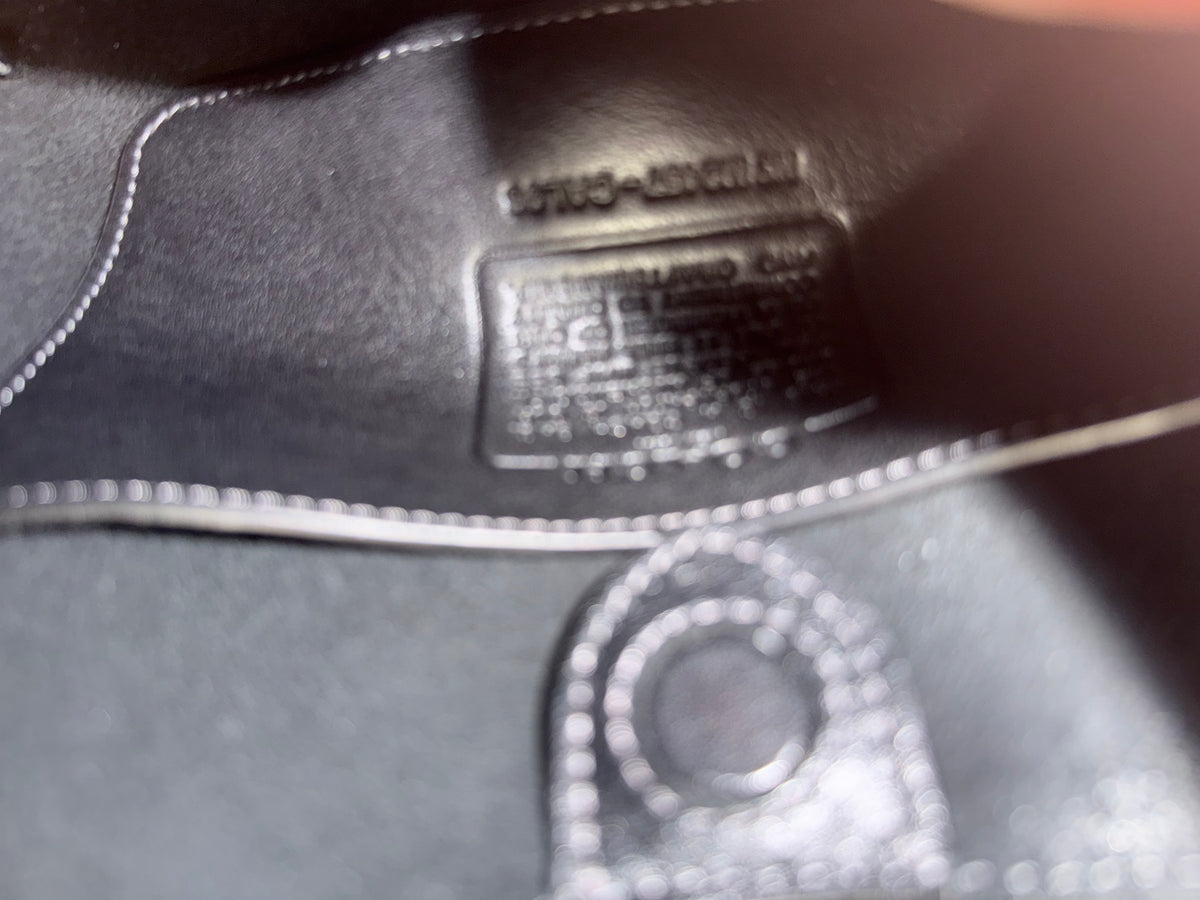 Pre-Loved Coach Brooklyn Shoulder Bag 23 With Fringe – Black Leather, Modified