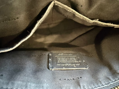 Ships 10.13.26 Pre-Loved Chelsea Champlain x Coach Collaboration Skull Moth Tattoo Pouch