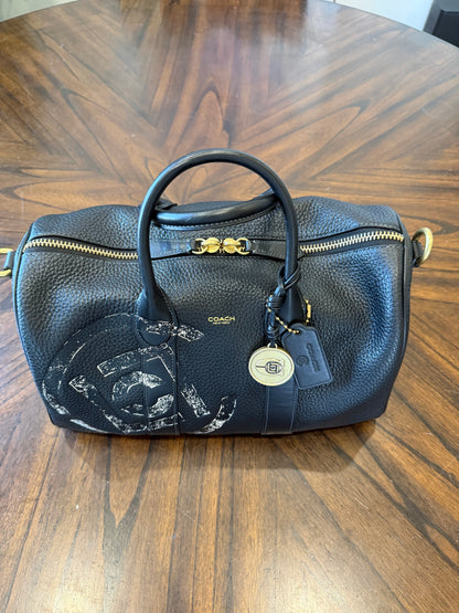 Ships 10.13.26 Pre-Loved Coach x CLOT Collaboration Compass 35 with Crossbody Strap