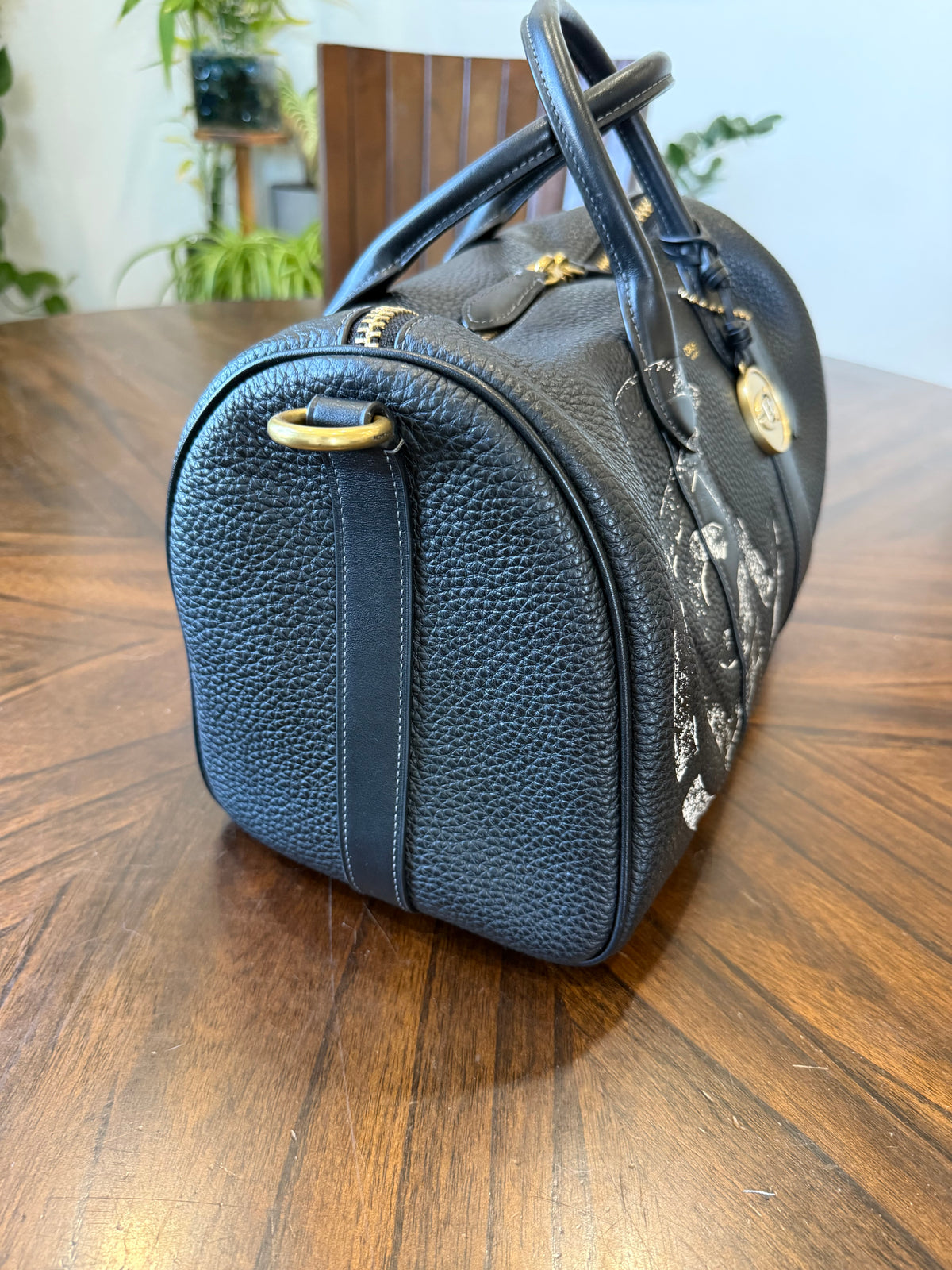 Ships 10.13.26 Pre-Loved Coach x CLOT Collaboration Compass 35 with Crossbody Strap