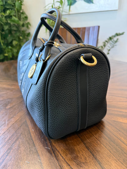 Ships 10.13.26 Pre-Loved Coach x CLOT Collaboration Compass 35 with Crossbody Strap