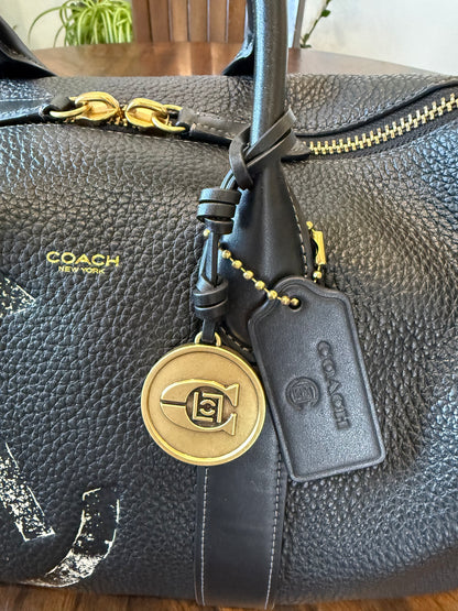 Ships 10.13.26 Pre-Loved Coach x CLOT Collaboration Compass 35 with Crossbody Strap