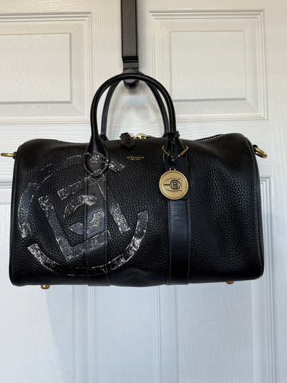 Ships 10.13.26 Pre-Loved Coach x CLOT Collaboration Compass 35 with Crossbody Strap