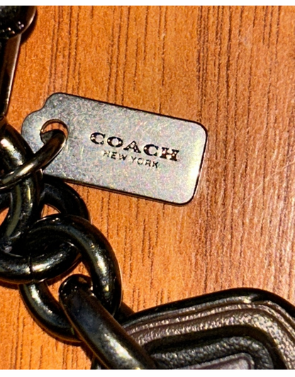 Coach Pre-loved Bag Charm Motorcycle Helmet Skull Lightning Bolt