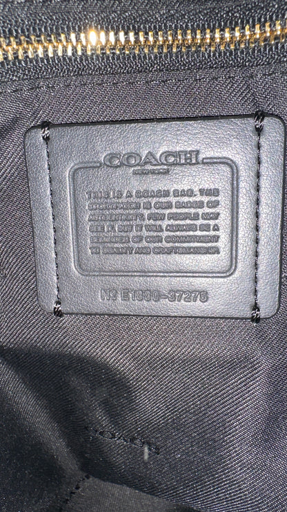 Coach Plum Edie 42 with Rivets- Pre-Loved