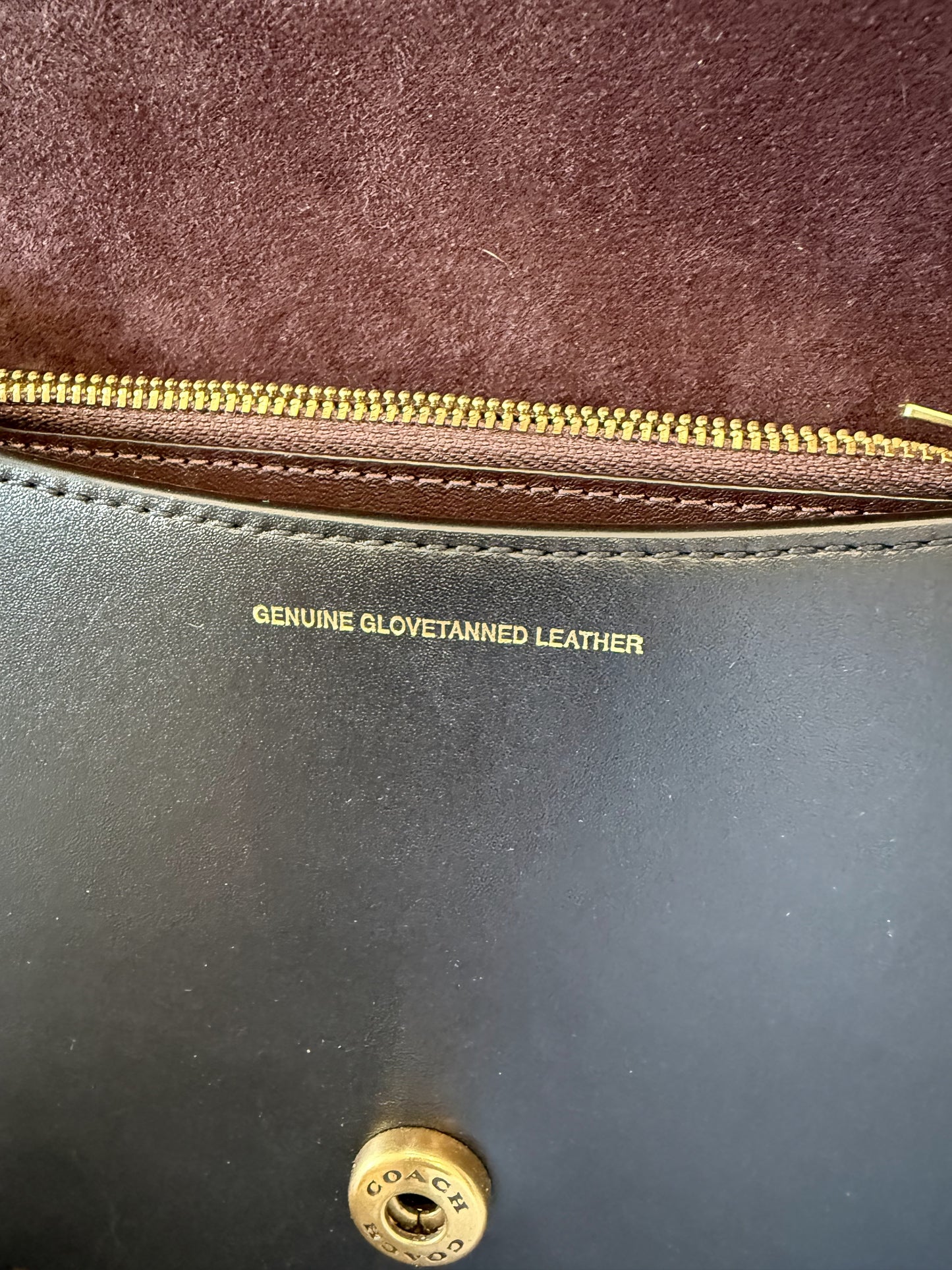 Coach Beat Shoulder Bag 18 with Rivets – Black Glovetanned Leather | Style 4600