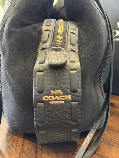 Coach Amazon Green Edie 42 with Rivets- Pre-Loved