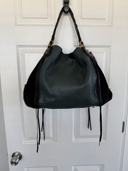 Coach Amazon Green Edie 42 with Rivets- Pre-Loved