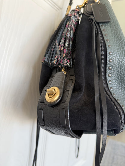 Coach Amazon Green Edie 42 with Rivets- Pre-Loved