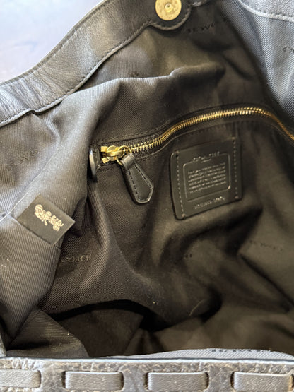 Coach Amazon Green Edie 42 with Rivets- Pre-Loved