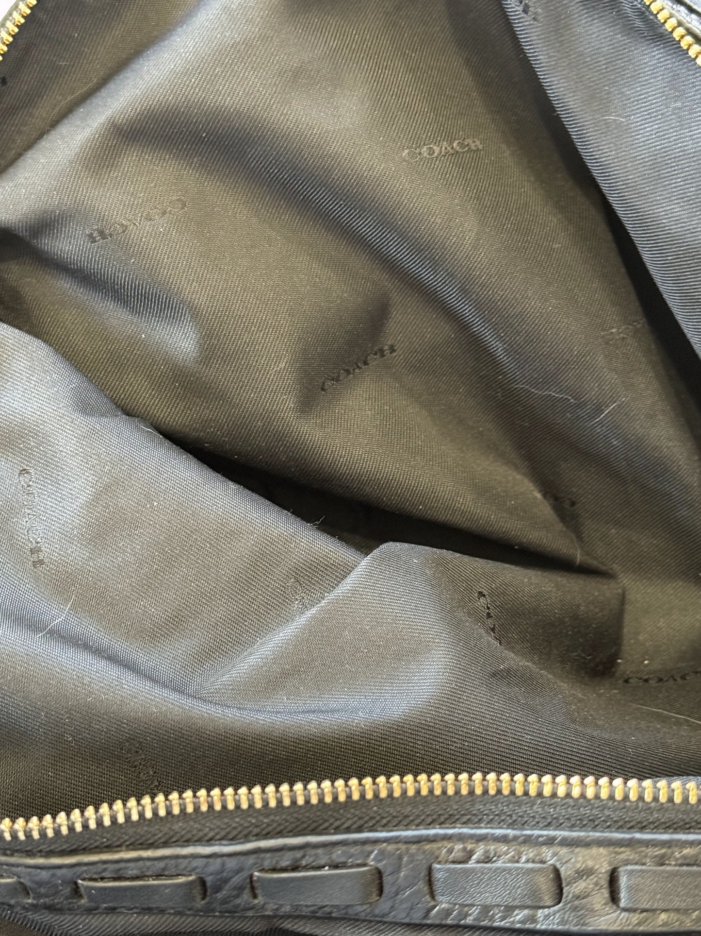 Coach Amazon Green Edie 42 with Rivets- Pre-Loved