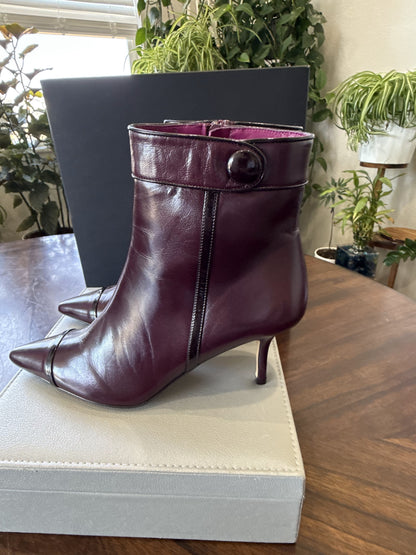 Coach Sonya Leather Ankle Boots – Made in Italy – Size 9B Pre-Loved