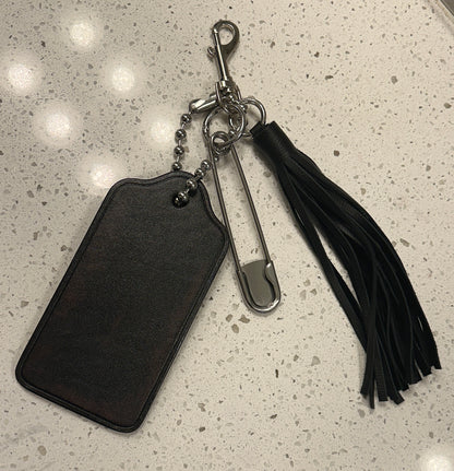 Upcrafted Coach XL Hangtag Bag Charm Cluster