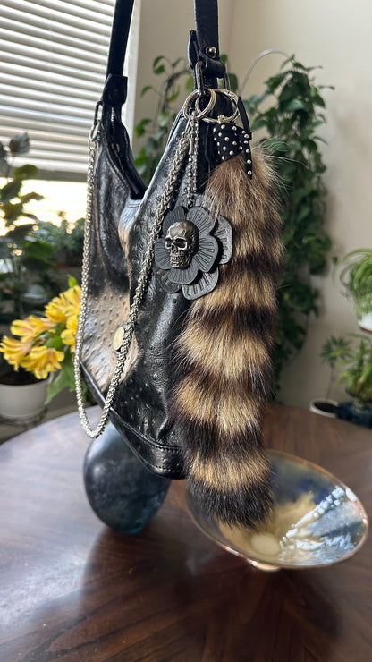 Dooney & Bourke Ostrich Leather Hobo Shoulder Bag – Upcrafted