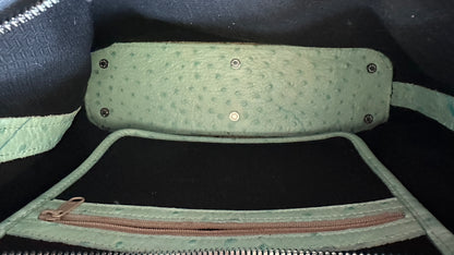 Dooney & Bourke Ostrich Leather Hobo Shoulder Bag – Upcrafted