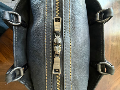 Coach Rogue Satchel 1941 – Black Glove-tanned Pebble Leather Pre-loved