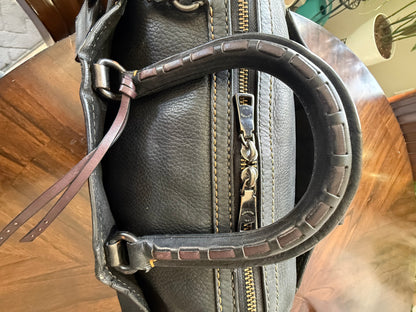 Coach Rogue Satchel 1941 – Black Glove-tanned Pebble Leather Pre-loved