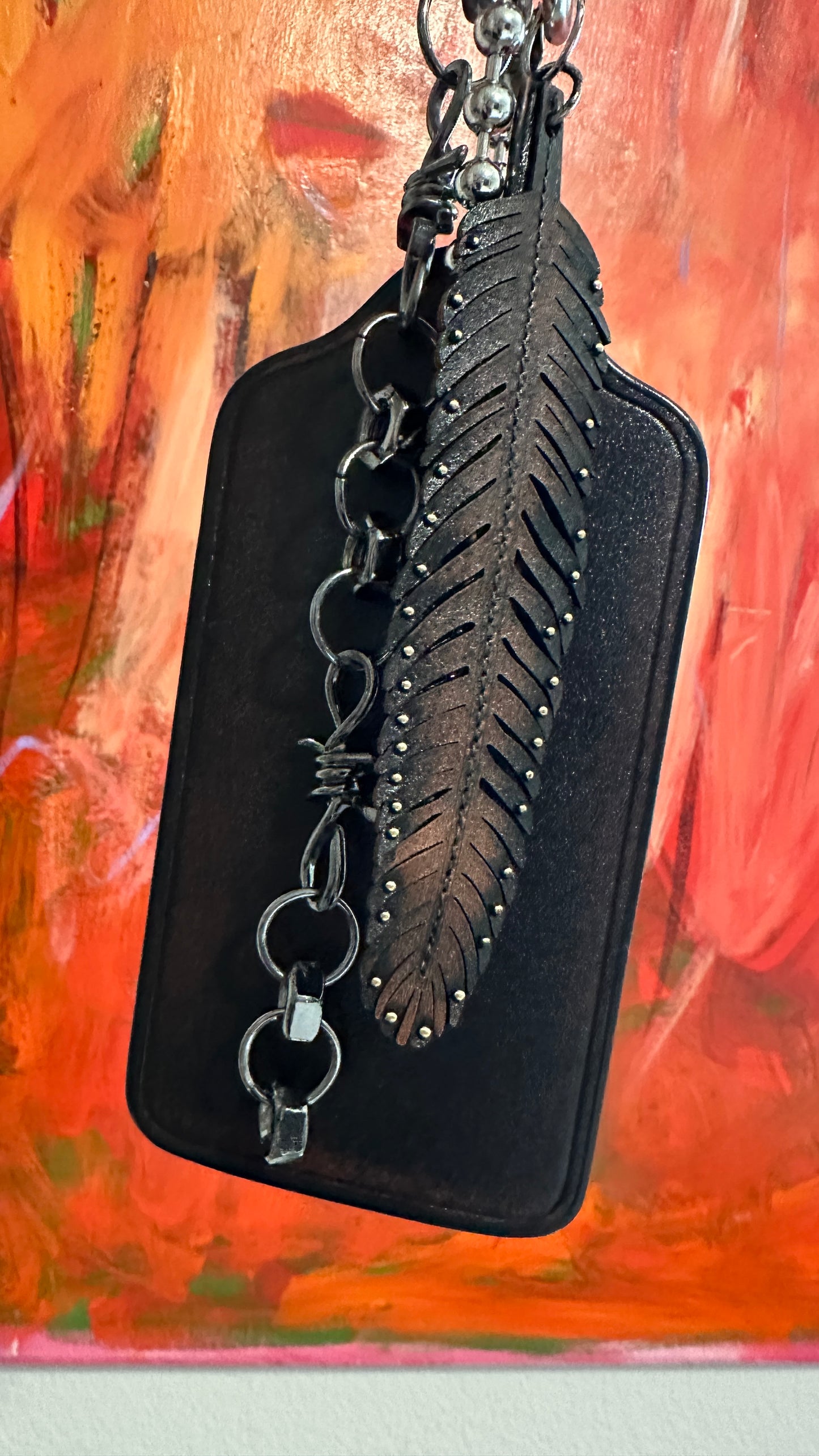 Upcrafted Coach XL Loved Leather Charm Cluster
