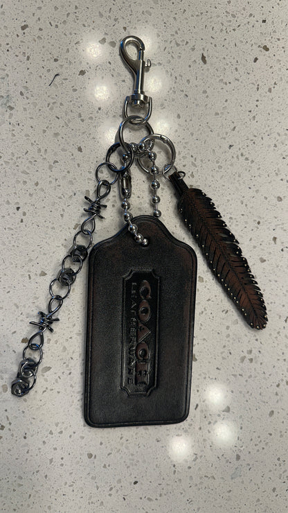 Upcrafted Coach XL Loved Leather Charm Cluster