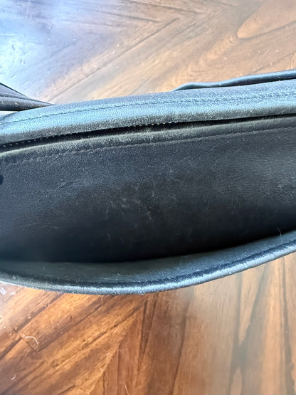 Coach 2007 Reissue Legacy Zip Black Leather Bag Style 9966 Nickel Silver Hardware- Pre-loved