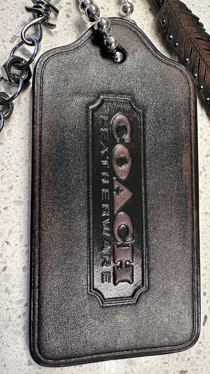 Upcrafted Coach XL Loved Leather Charm Cluster