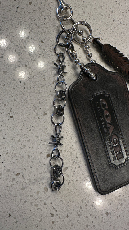 Upcrafted Coach XL Loved Leather Charm Cluster