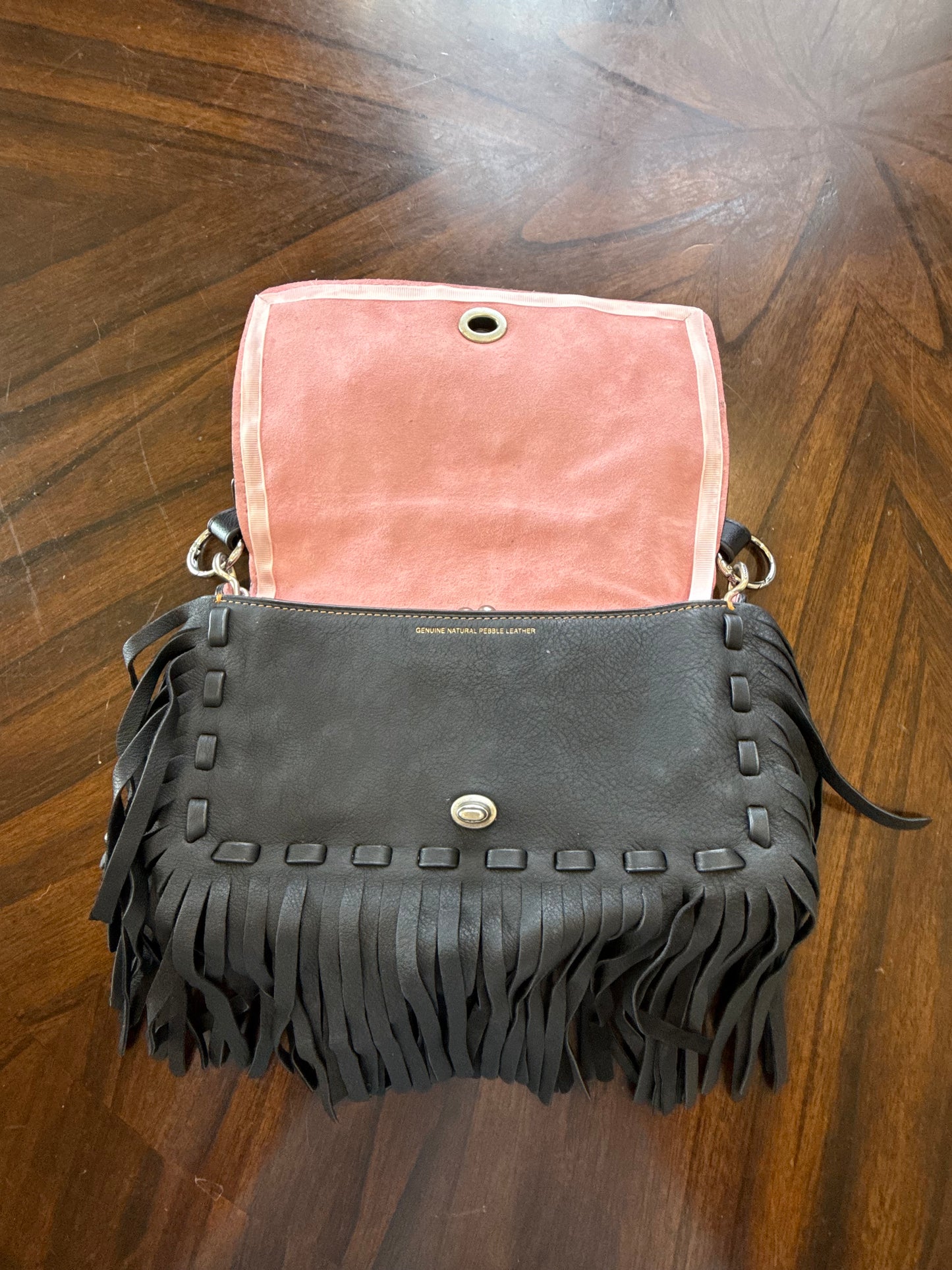 Upcrafted Coach Dinky with Fringe & Charms from a Coach Butterfly Necklace