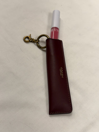 Repurposed Coach Comb Cover as Lipstick Case