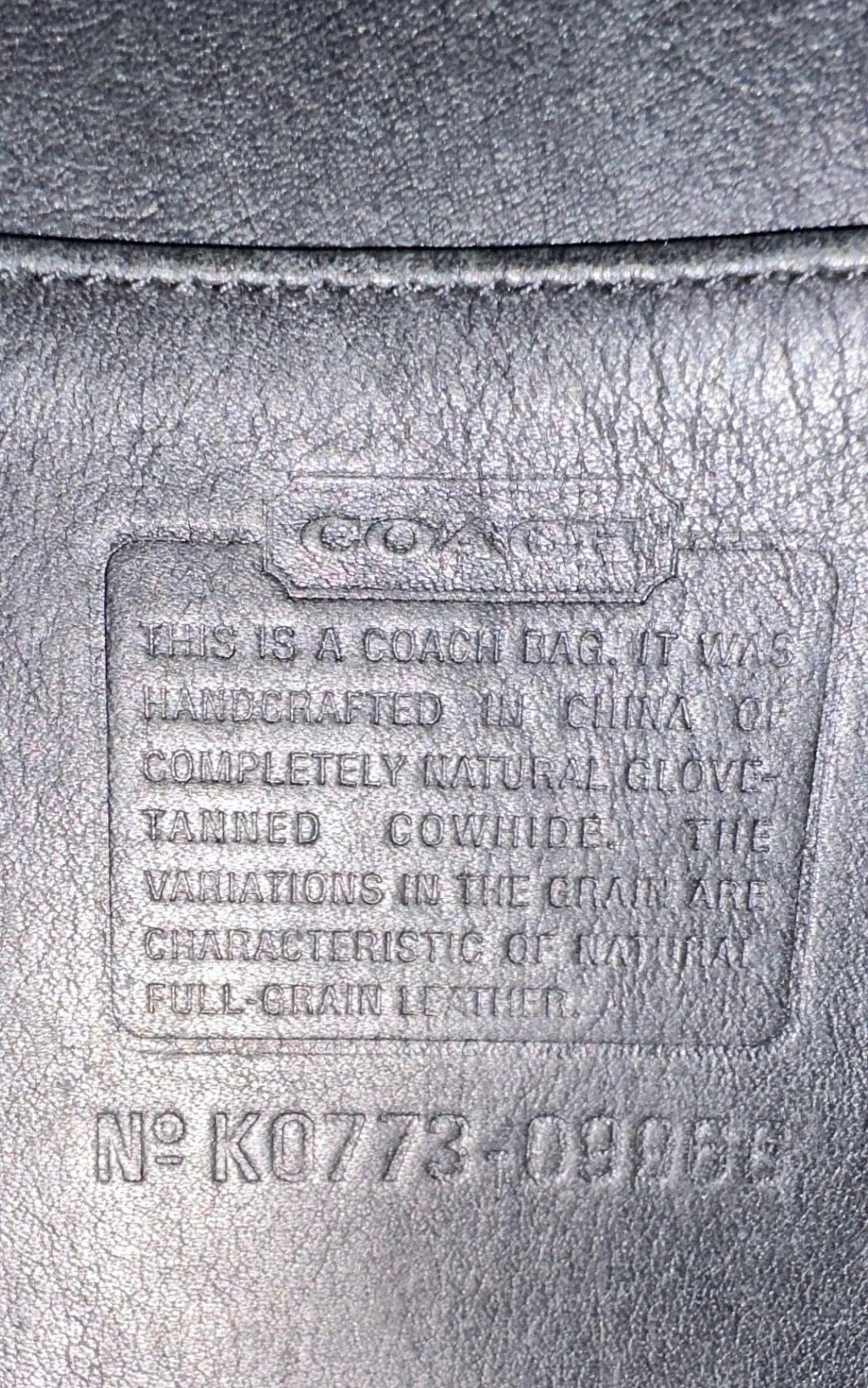 Coach 2007 Reissue Legacy Zip Black Leather Bag Style 9966 Nickel Silver Hardware- Pre-loved