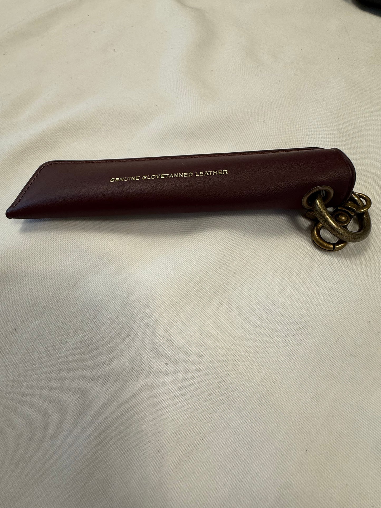Repurposed Coach Comb Cover as Lipstick Case