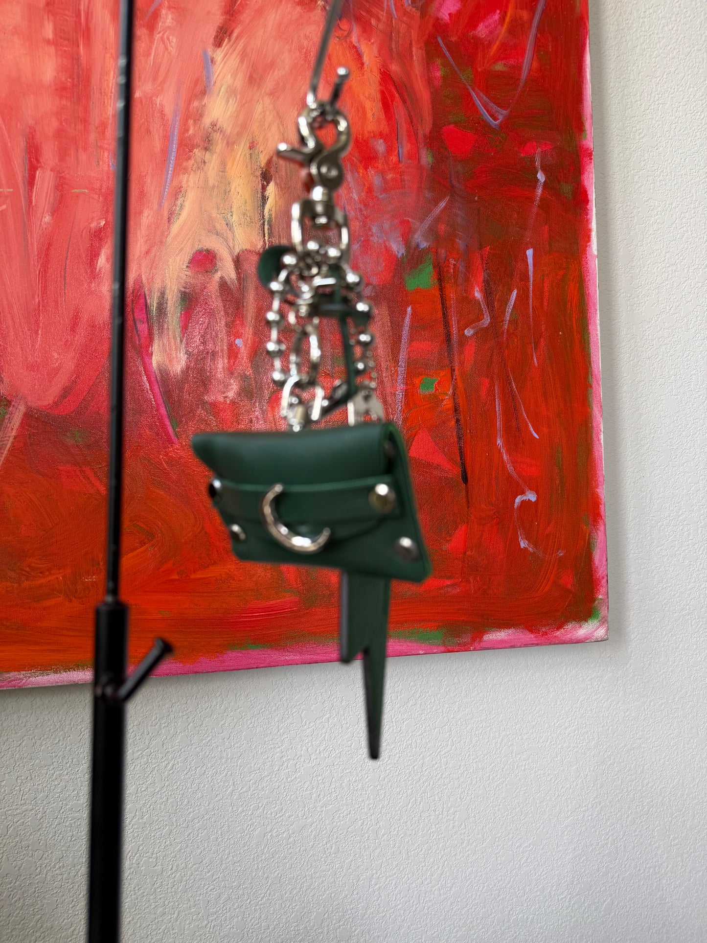One-of-a-Kind Upcrafted Coach Bag Charm Cluster | Re(Loved) Lightning Bolt, Card Pouch & Silver Coach Hangtag