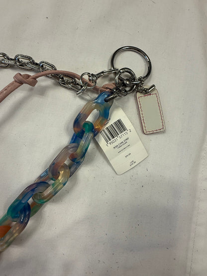 One-of-a-Kind Upcrafted Three-Tier Bag Chain | Coach Resin Link Chain, Repurposed Coach "C" Charms & Signature Hangtags