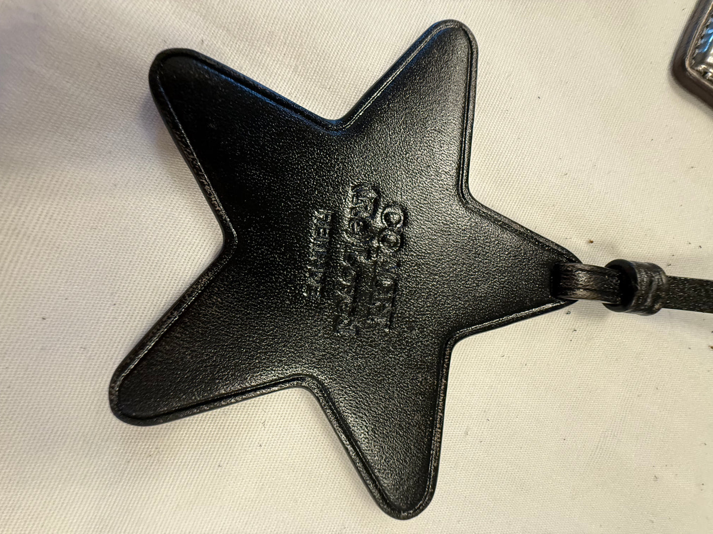Repurposed Coach Re(Loved) Leather Star Bag Charm Cluster – Silver & Black Hardware | One-of-a-Kind