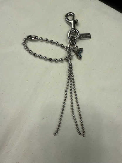 Repurposed Coach Rainbow Charm & Ball-Chain Tassel Bag Charm